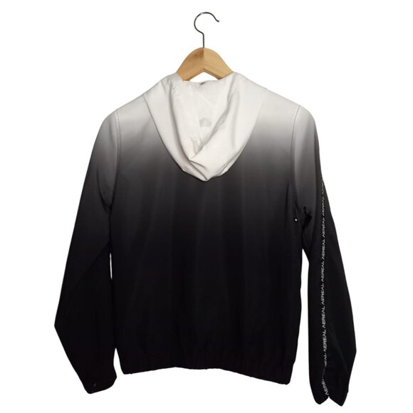 AEREAL Boys Windbreaker Jacket Size 12 - B/W - Picture 2 of 8